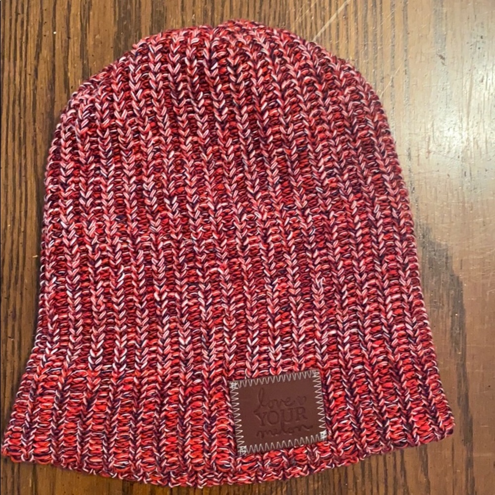 Love your melon winter beanie hat